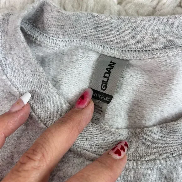 ICU Nurse Women's Gray Crew Neck Sweatshirt Size S Long Sleeve Casual, Nurse - Picture 7 of 10